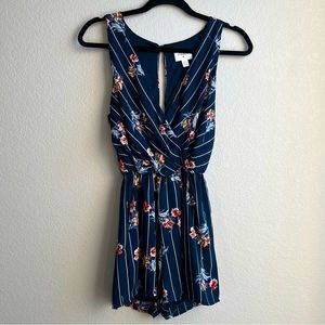Everly Wrap V-neck Romper